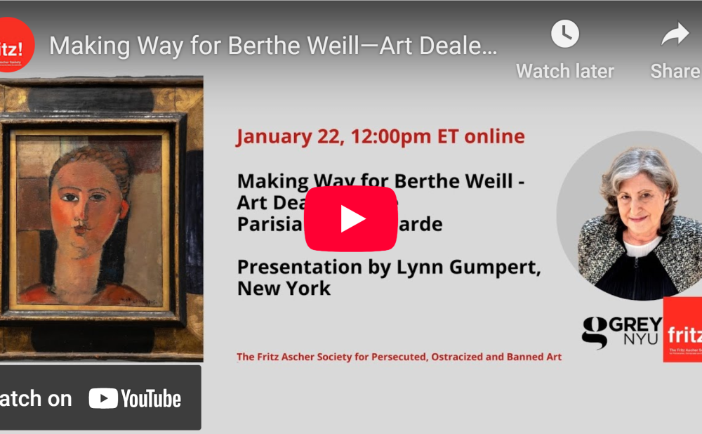 Youtube page of a lecture by Lynn Gumpert