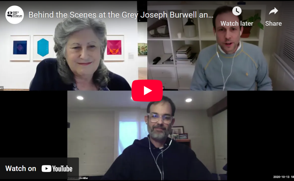 YouTube video thumbnail of a virtual meeting with three participants arranged in a grid format.
